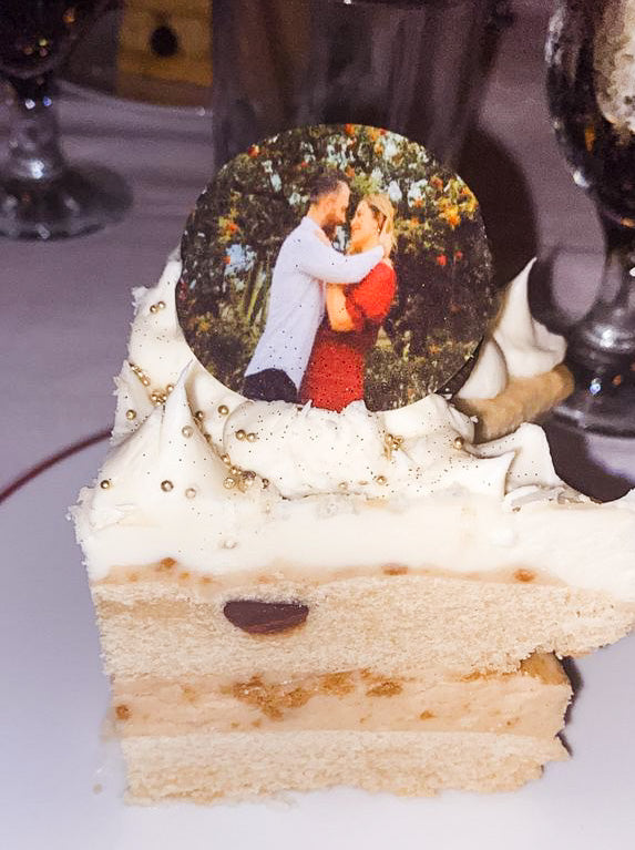 Engagement Ring Cookie Cake