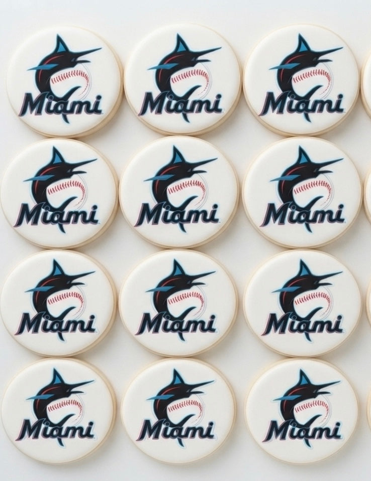 MLB Miami Marlins Cookies