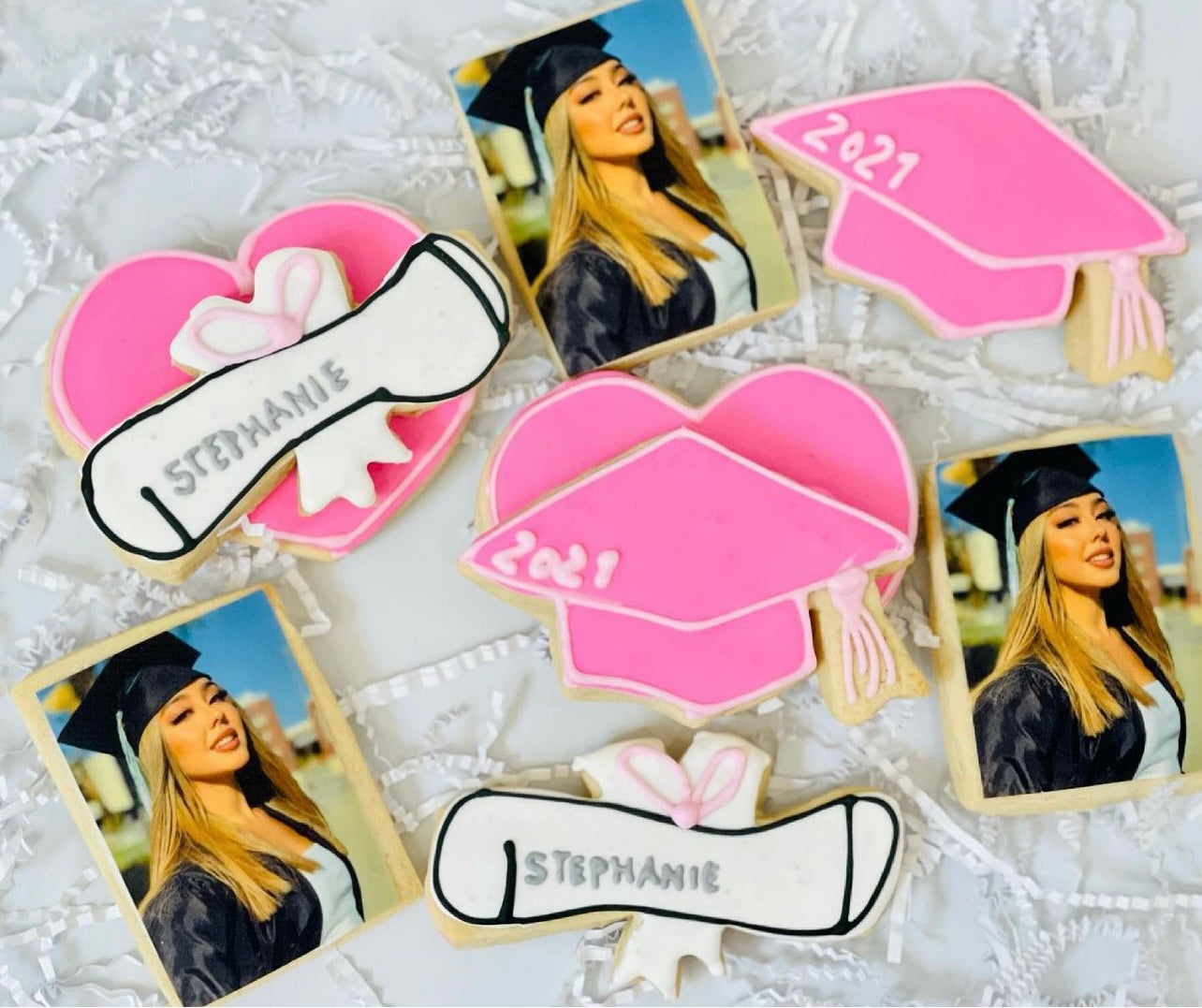 Custom Graduation Cookies 2026 + Photo Cookies – Personalized Sugar Cookies for Party Favors