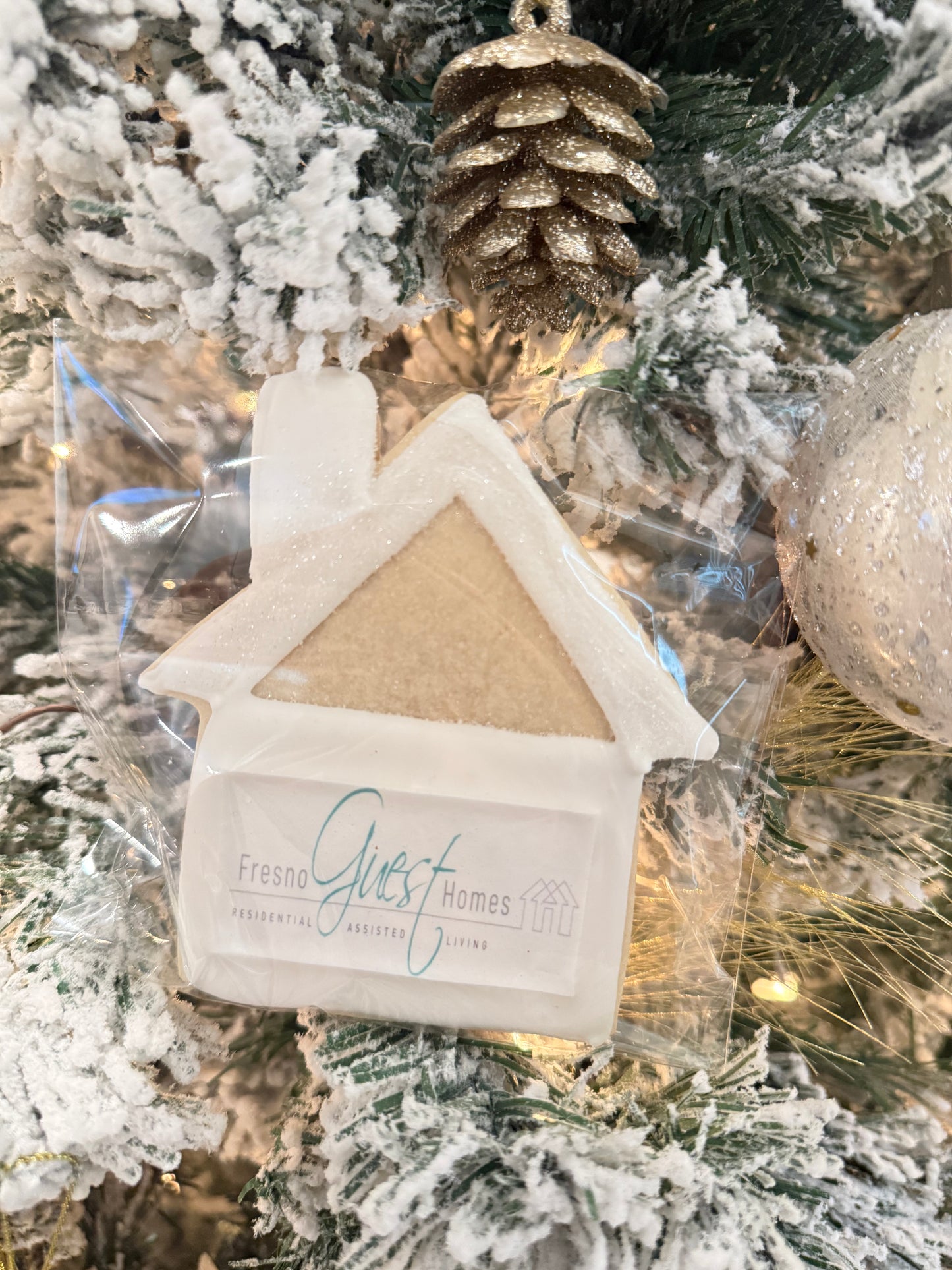 12 custom house logo sugar cookies personalized with a business logo, perfect for open houses, real estate gifts, corporate events, and client appreciation.