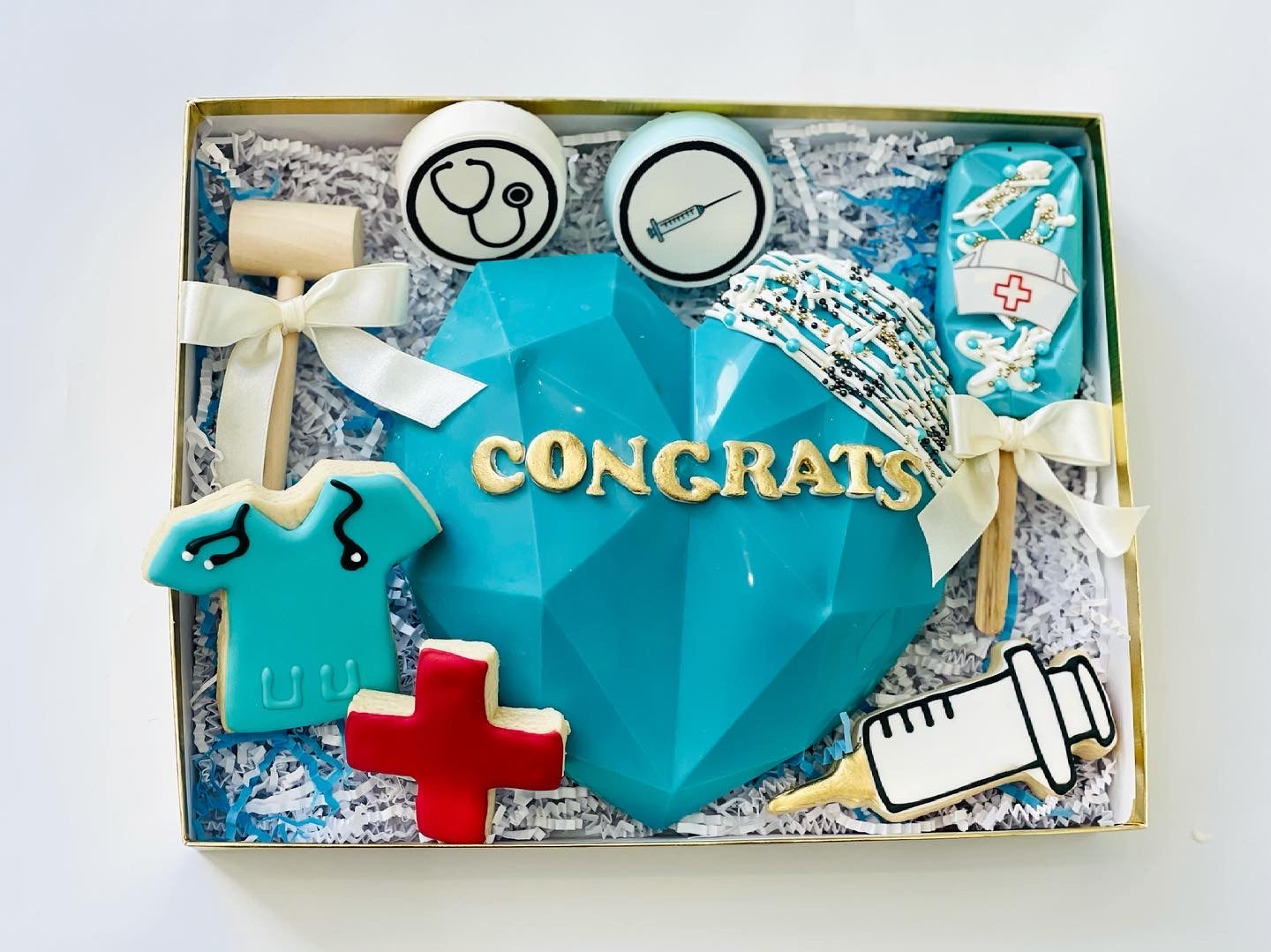 Nurse Graduation Chocolate Breakable Heart👨‍🎓🎈👩‍🎓