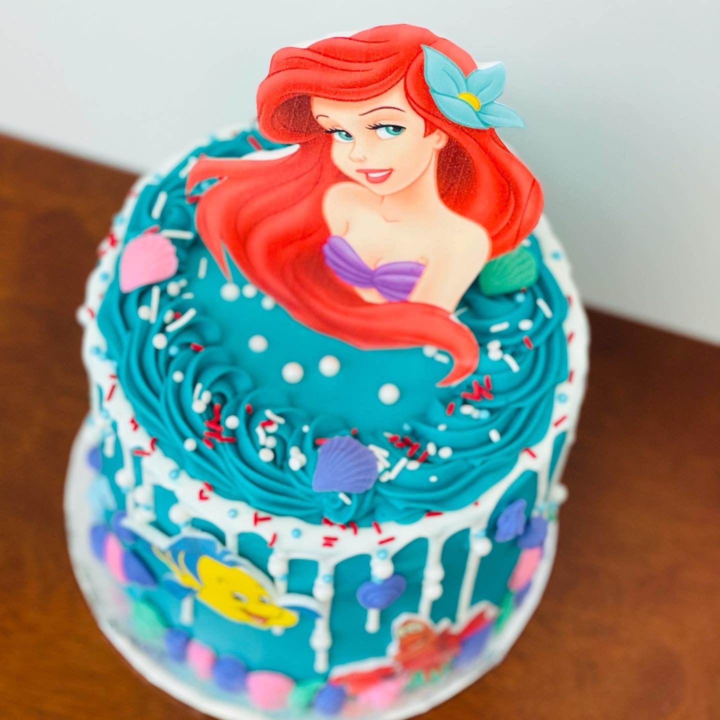 Little Mermaid Ariel Cake