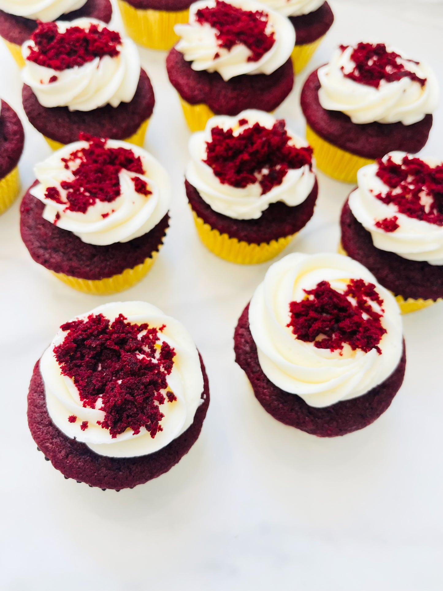 Red Velvet Birthday Cupcakes