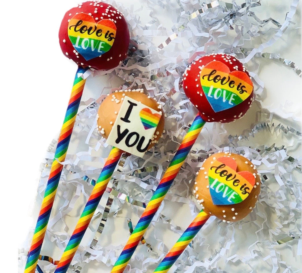 Love Is Love Cake Pops