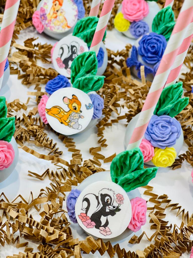 Bambi Theme Cake Pops