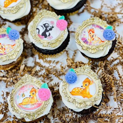 Bambi Theme Cupcakes