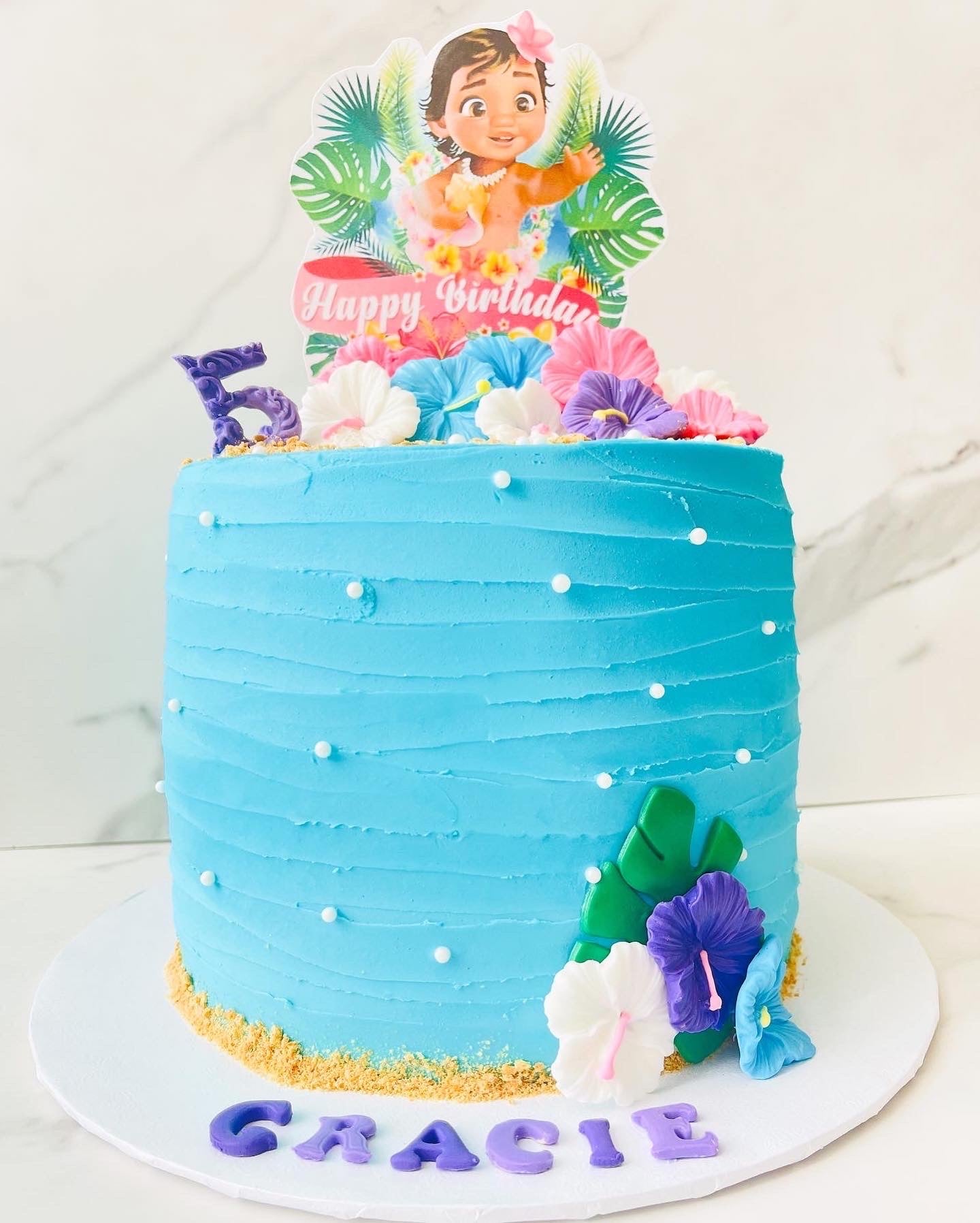 Moana Birthday Cake