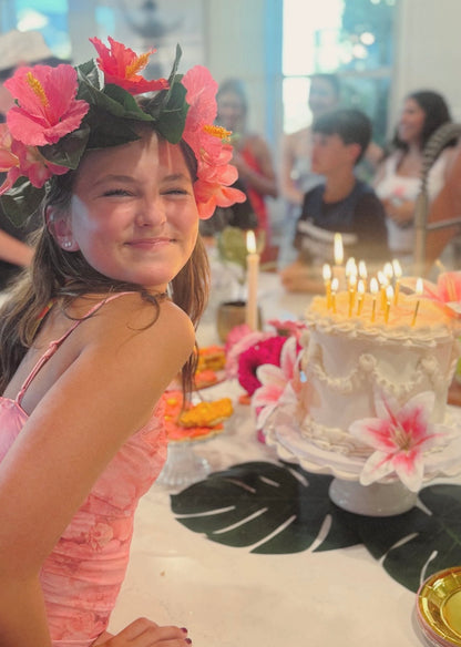 Vintage Lily Birthday Cake