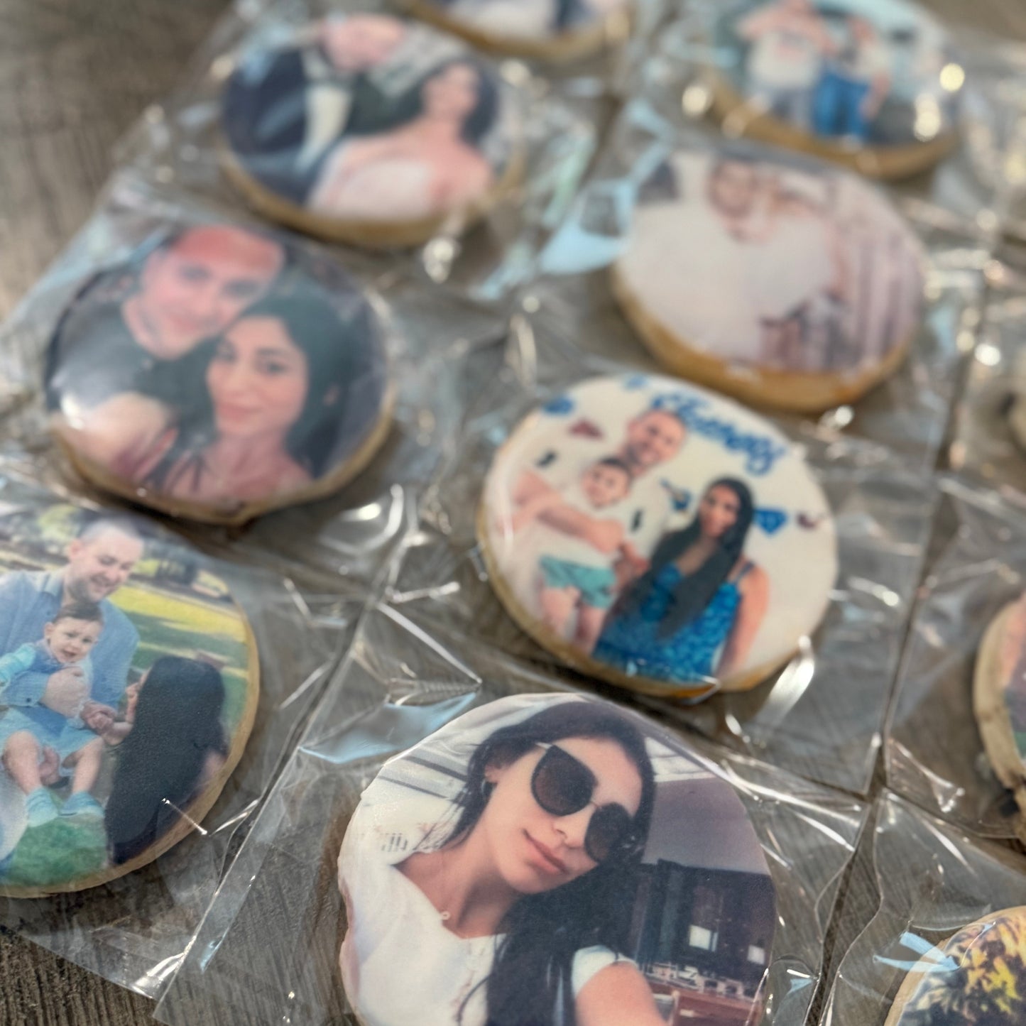 Personalized selfie photo sugar cookies by Coco's Treat LA