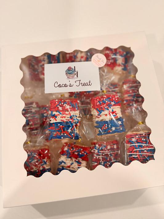 12 Rice krispy Treats