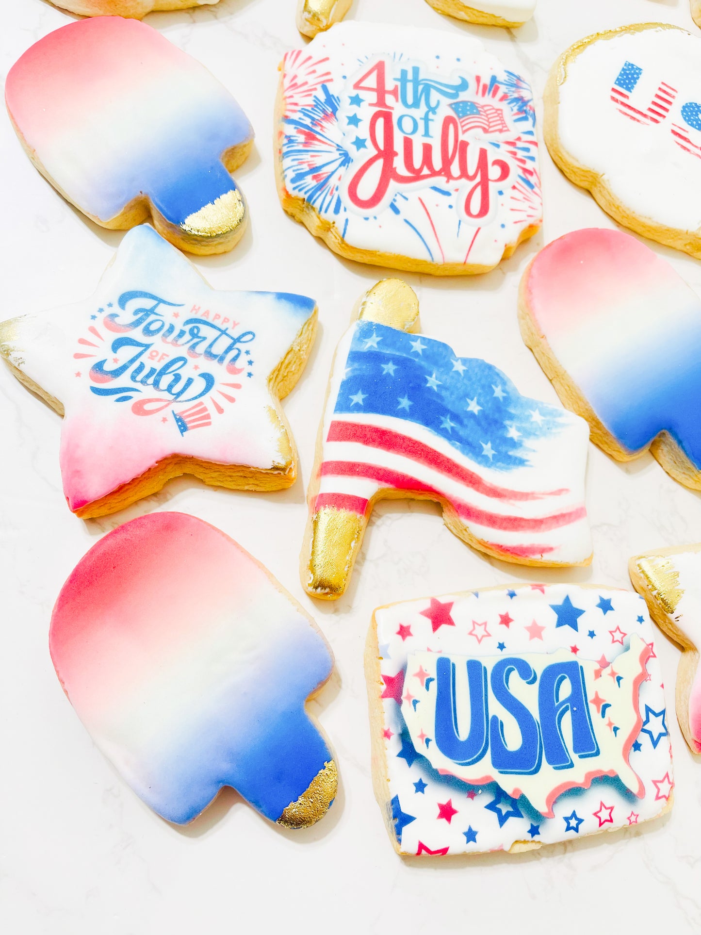 4th of July Sugar Cookies