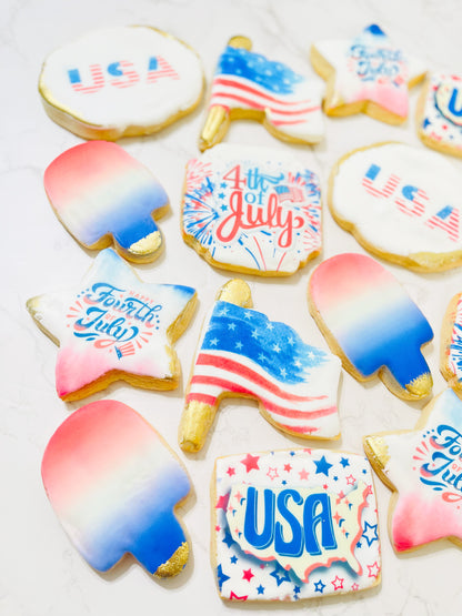 4th of July Sugar Cookies