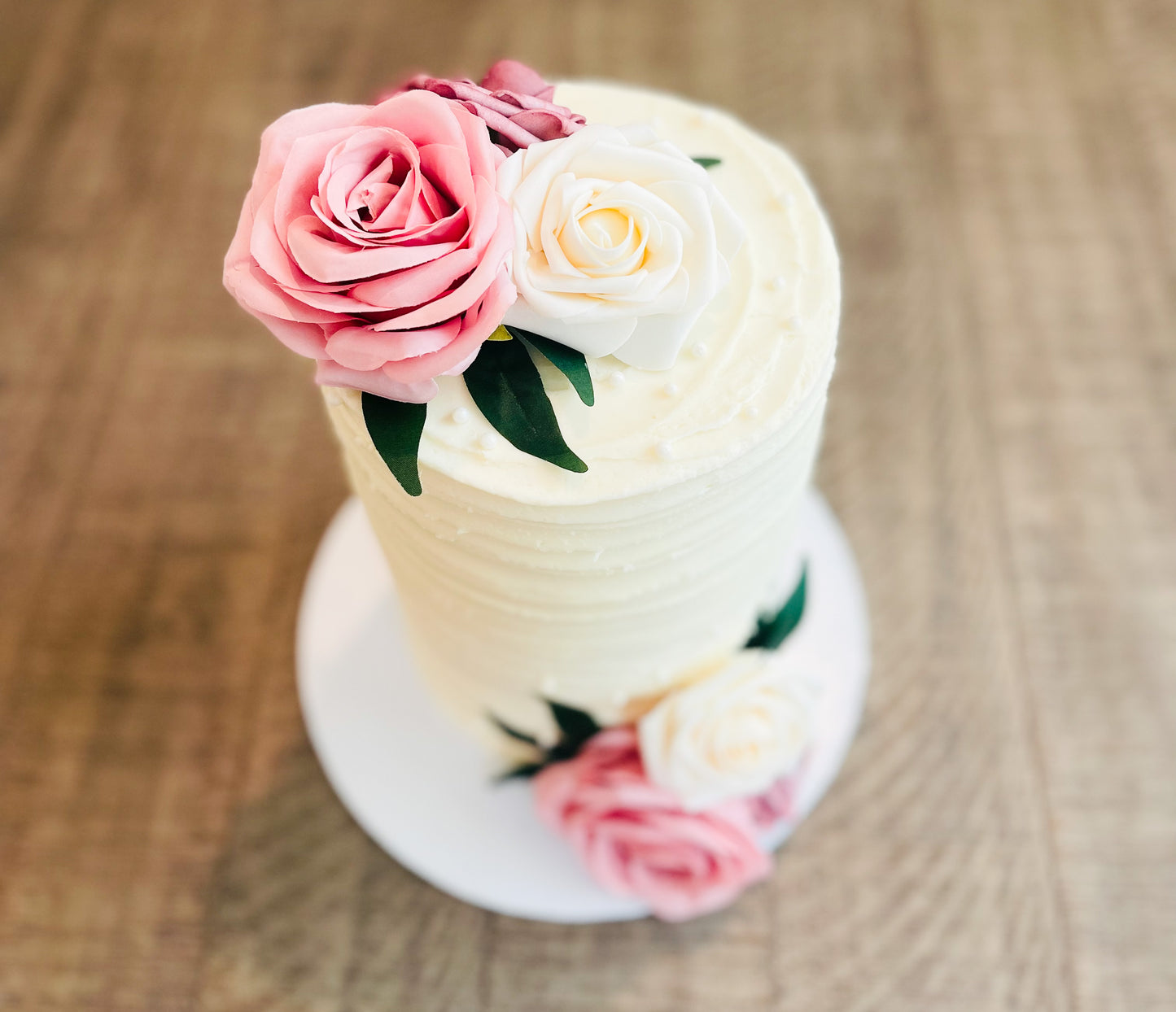 VEGAN FLORAL CAKE, VEGAN VANILLA CAKE