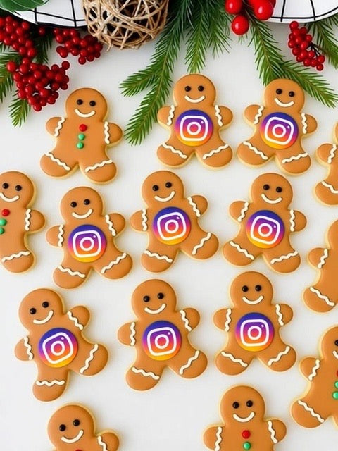 Custom Logo Gingerbread Cookies – Holiday Edition