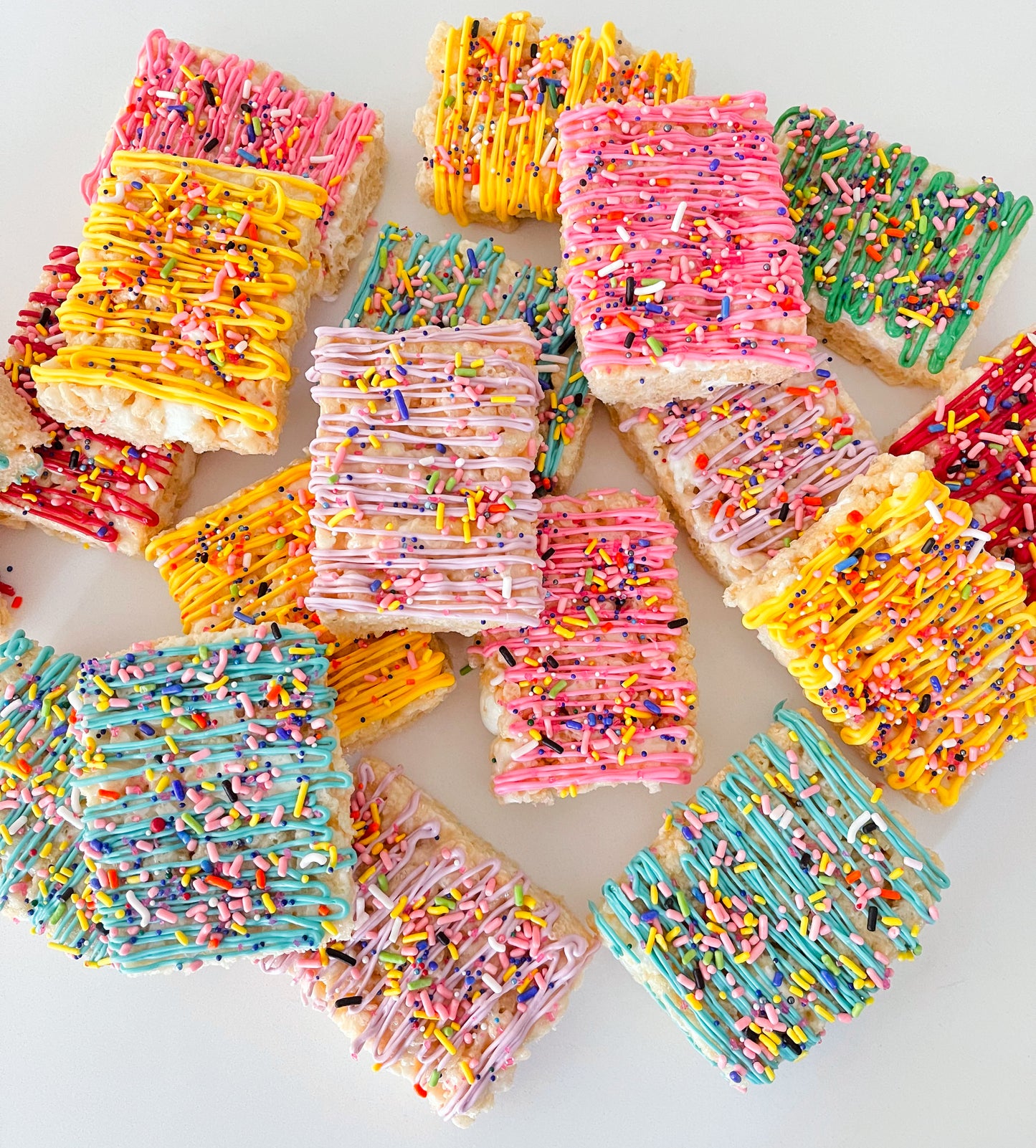 Birthday Cake Rice Krispies Treats