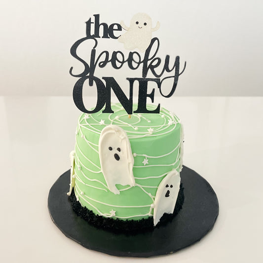 The Spooky One Birthday Smash Cake