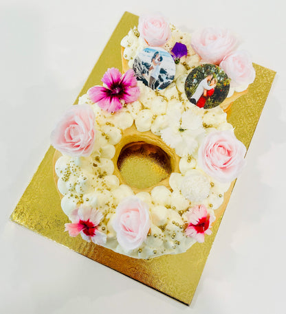 engagement ring cookie cake