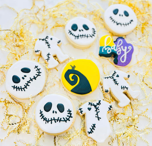 12 Nightmare Before Christmas Baby Shower Cookies