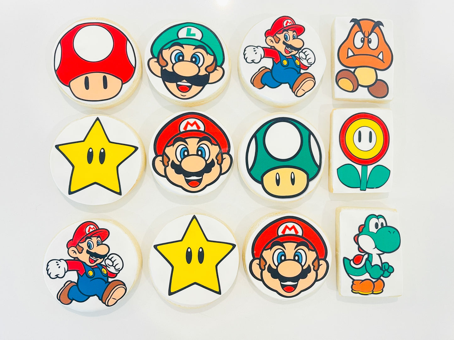 super mario sugar cookies