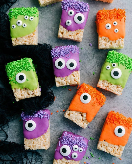 12 Monster Rice Krispie Treats