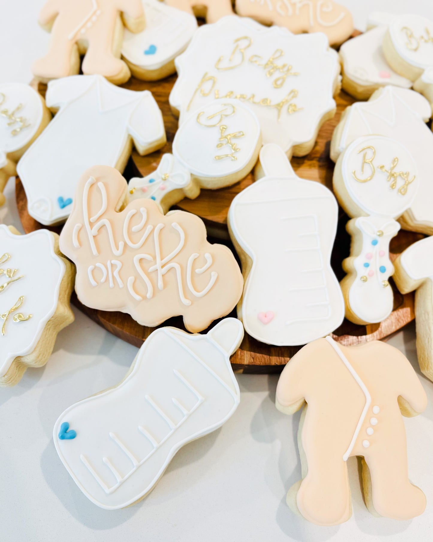 Neutral Gender Reveal Cookies