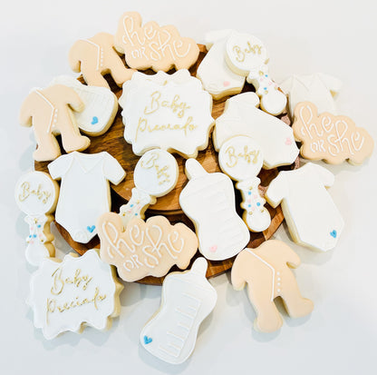 Neutral Gender Reveal Cookies