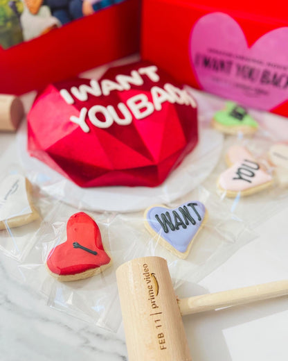 Branded Smash Chocolate Heart