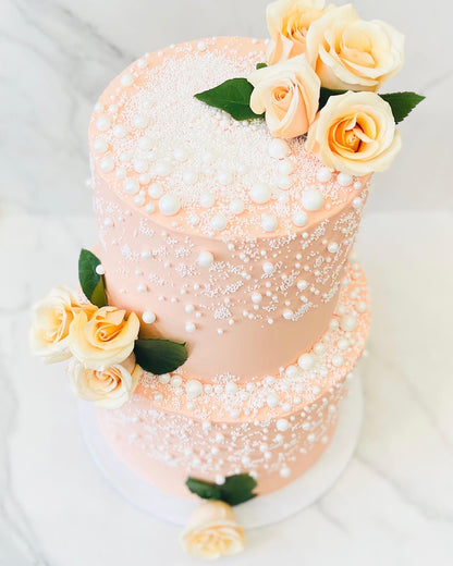 Pretty in Peach Cake