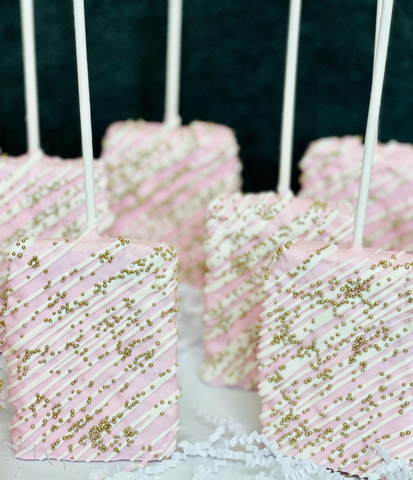 rice krispies treats, birthday desserts, baby shower desserts