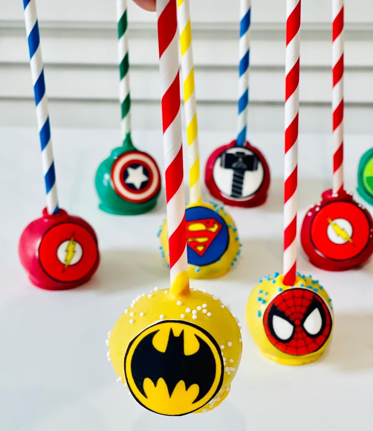 SuperHero Cake Pops