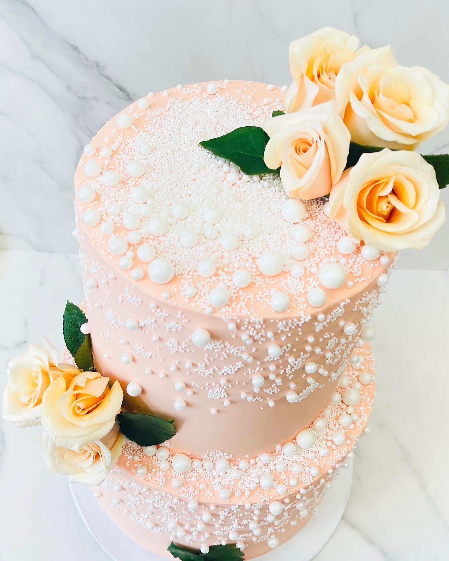 Pretty in Peach Cake