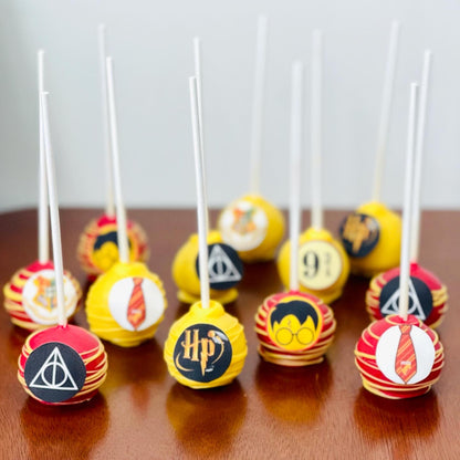 HARRY POTTER CAKE POPS, HARRY POTTER DESSERT PARTY