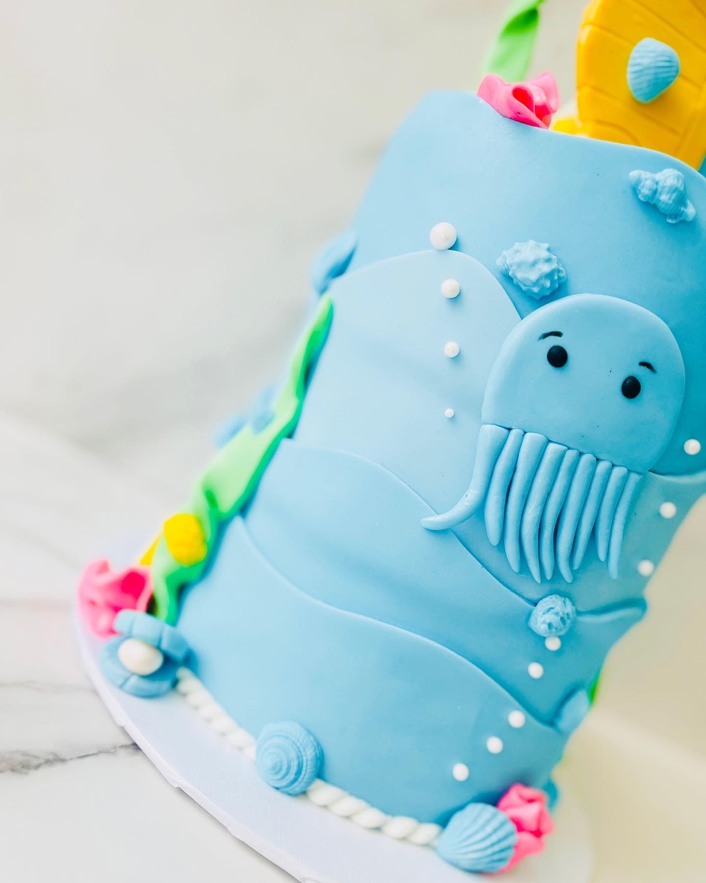 Under The Sea Baby Shower Cake