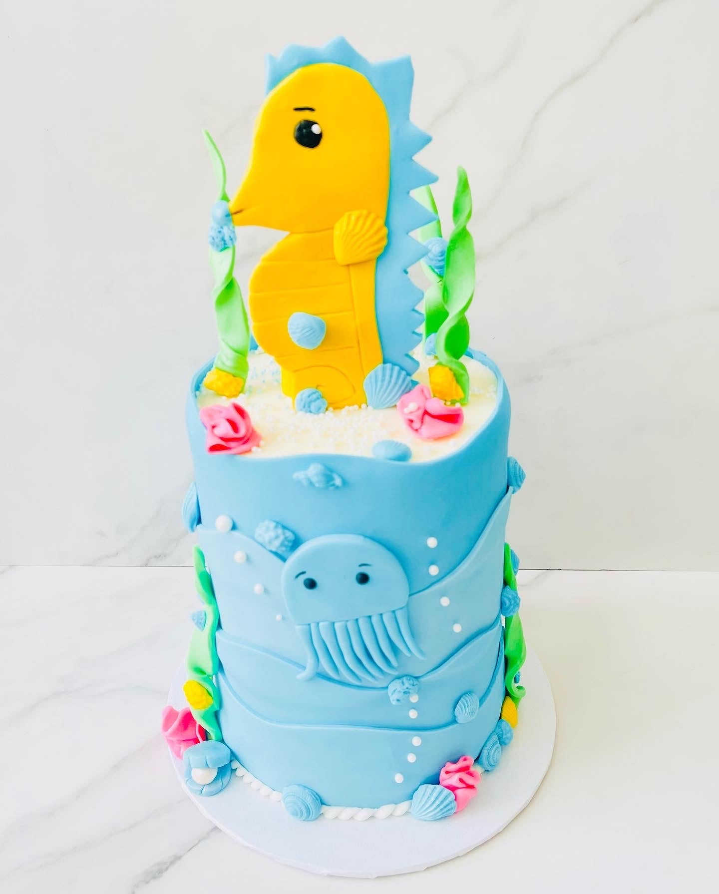 Under The Sea Baby Shower Cake