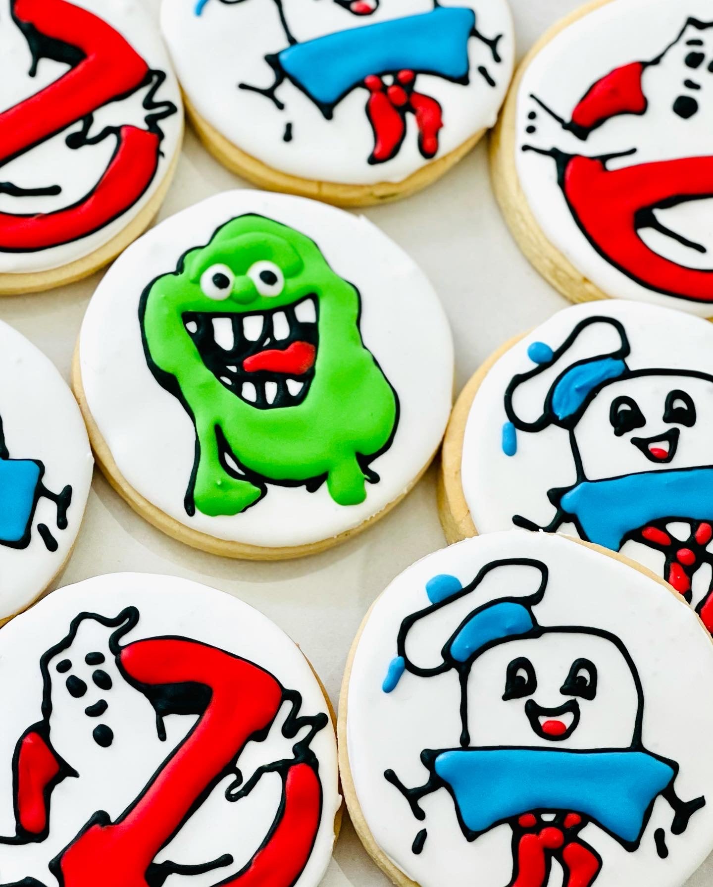 Ghostbusters Themed Sugar Cookies