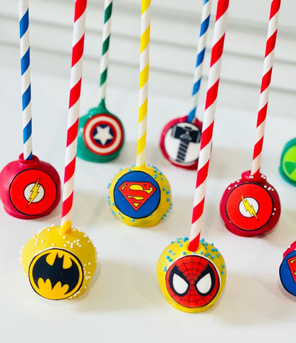 SuperHero Cake Pops