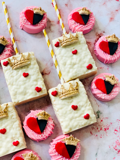 Queen of hearts Rice Krispies