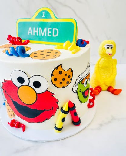 Elmo Cake