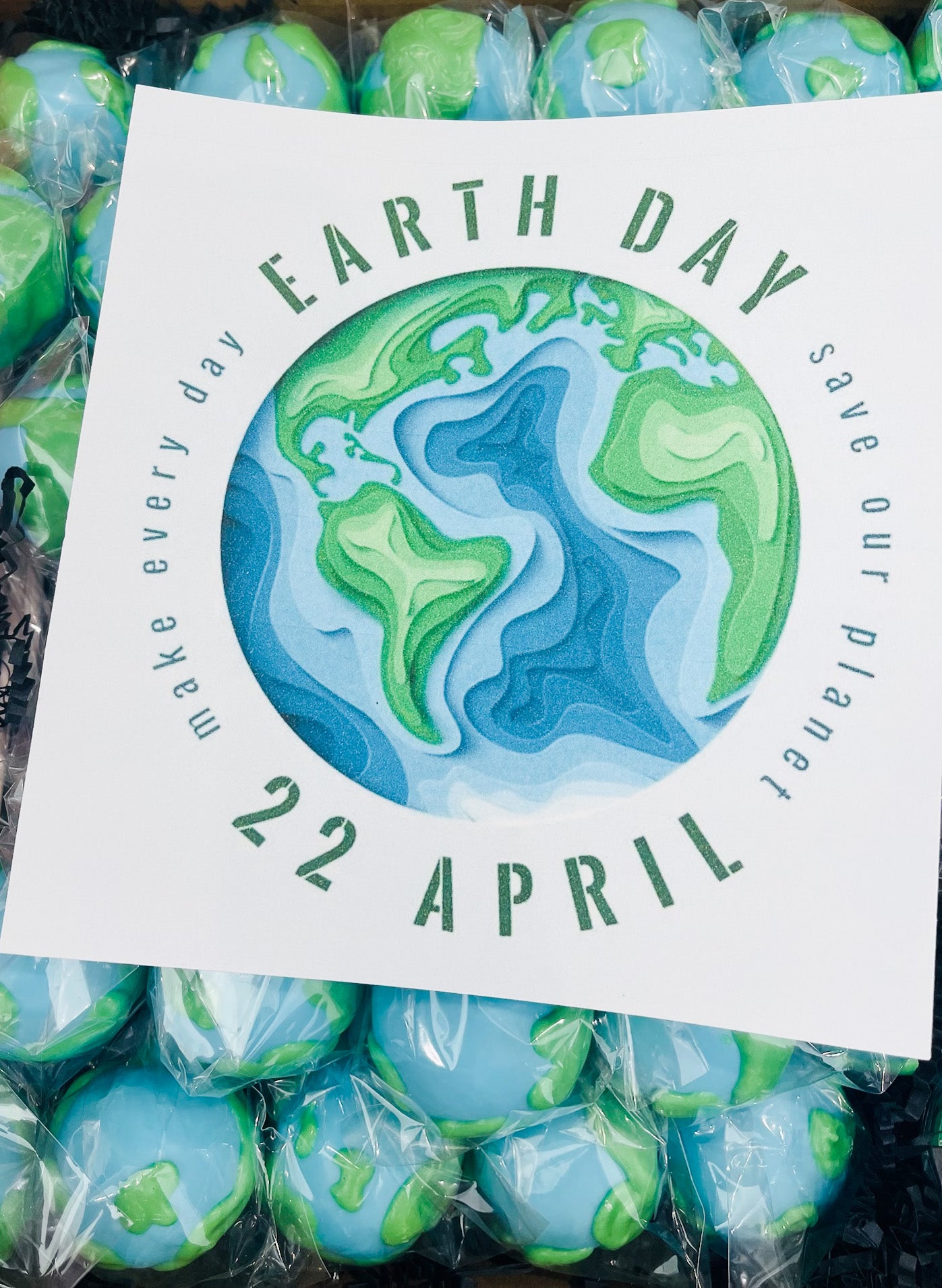 Planet Earth Day Cake Pops (12Pops)