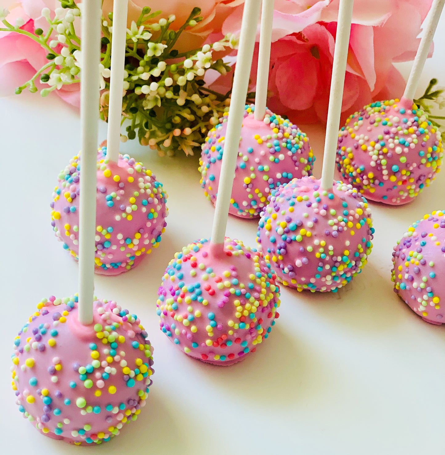 cake pops, fresno cake pops, sprinkles cake pops