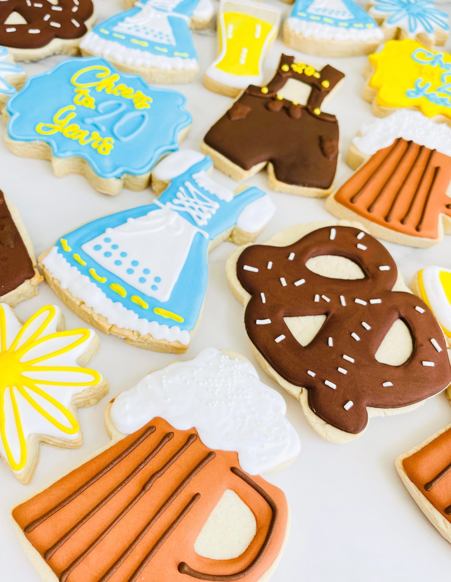 Oktoberfest themed Sugar cookies