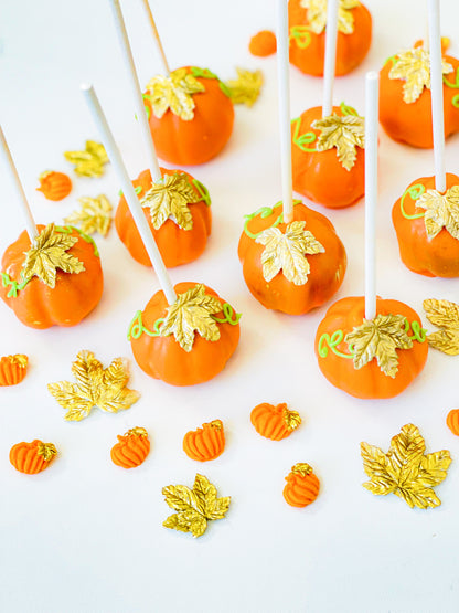 pumpkin cake pops 