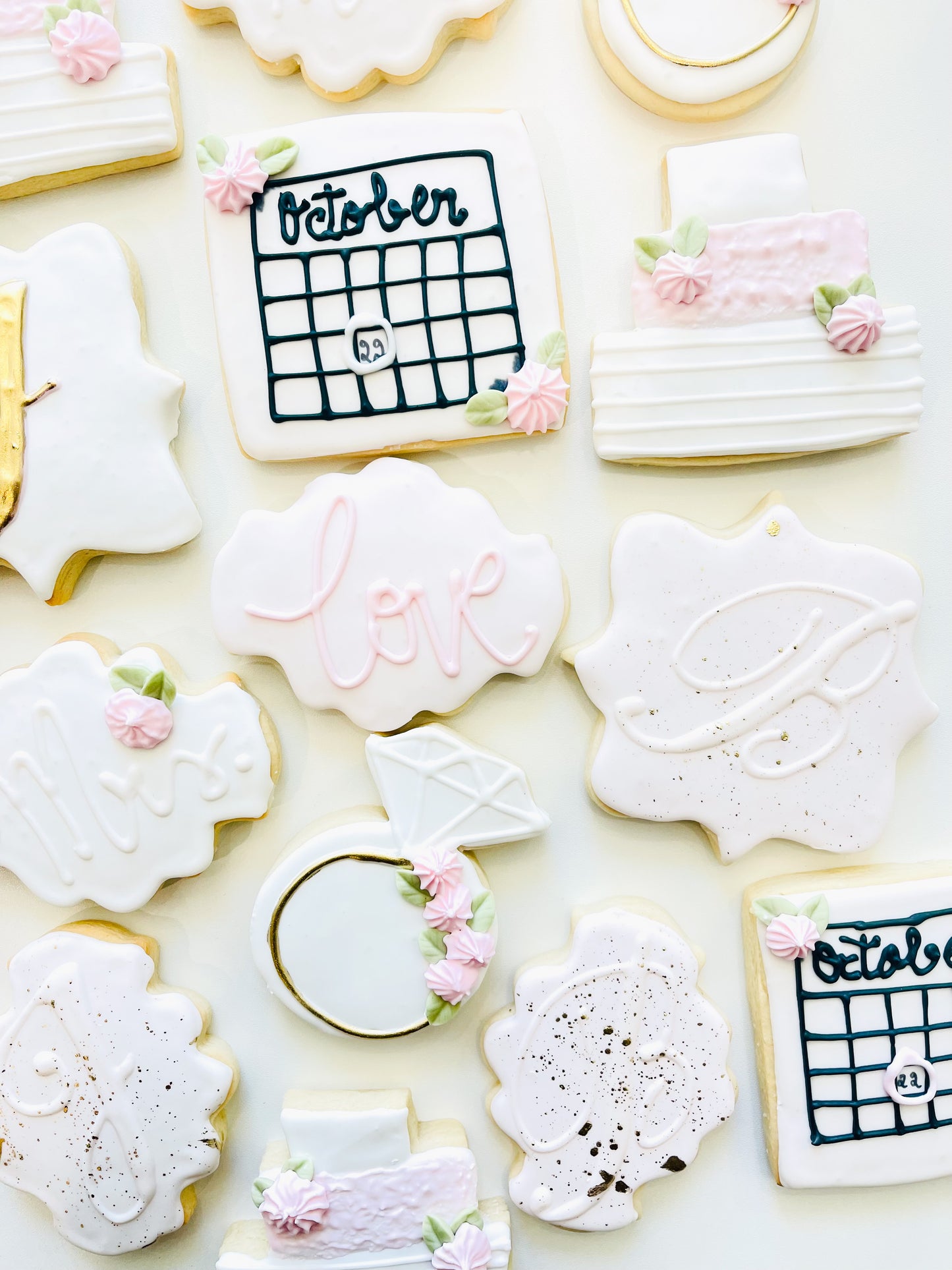 Save The Date Sugar Cookies