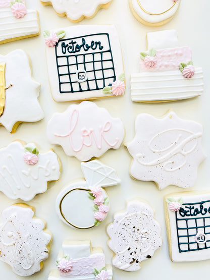 Save The Date Sugar Cookies