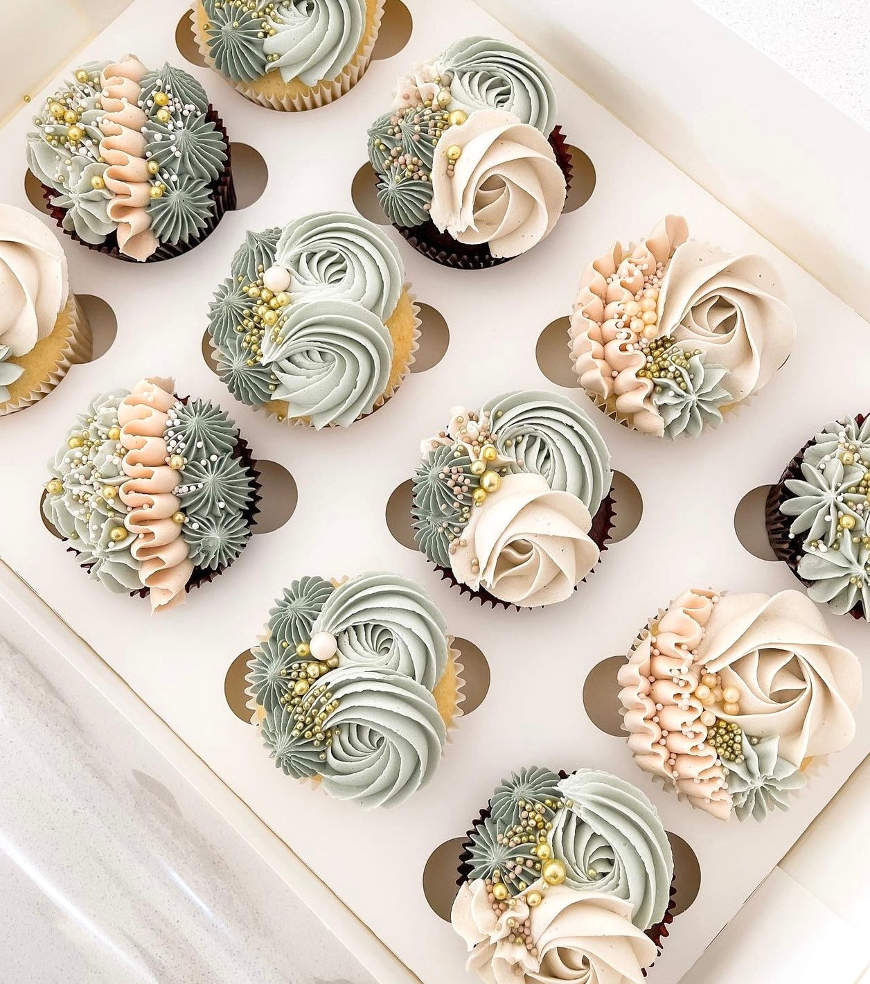 sage cupcakes