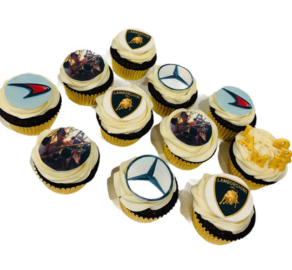 birthday cupcakes, california cupcakes, party favors