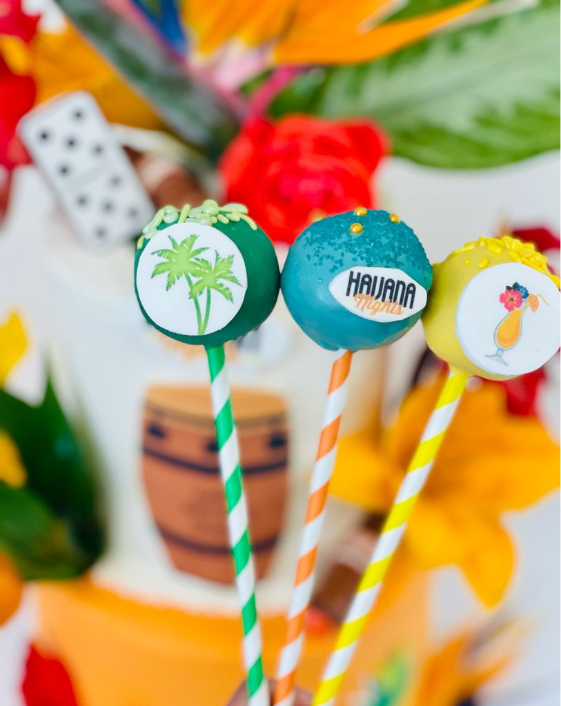 Havana night cake pops, havana party