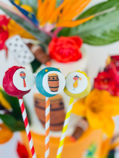 Havana Nights + Cuban -inspired Cake Pops