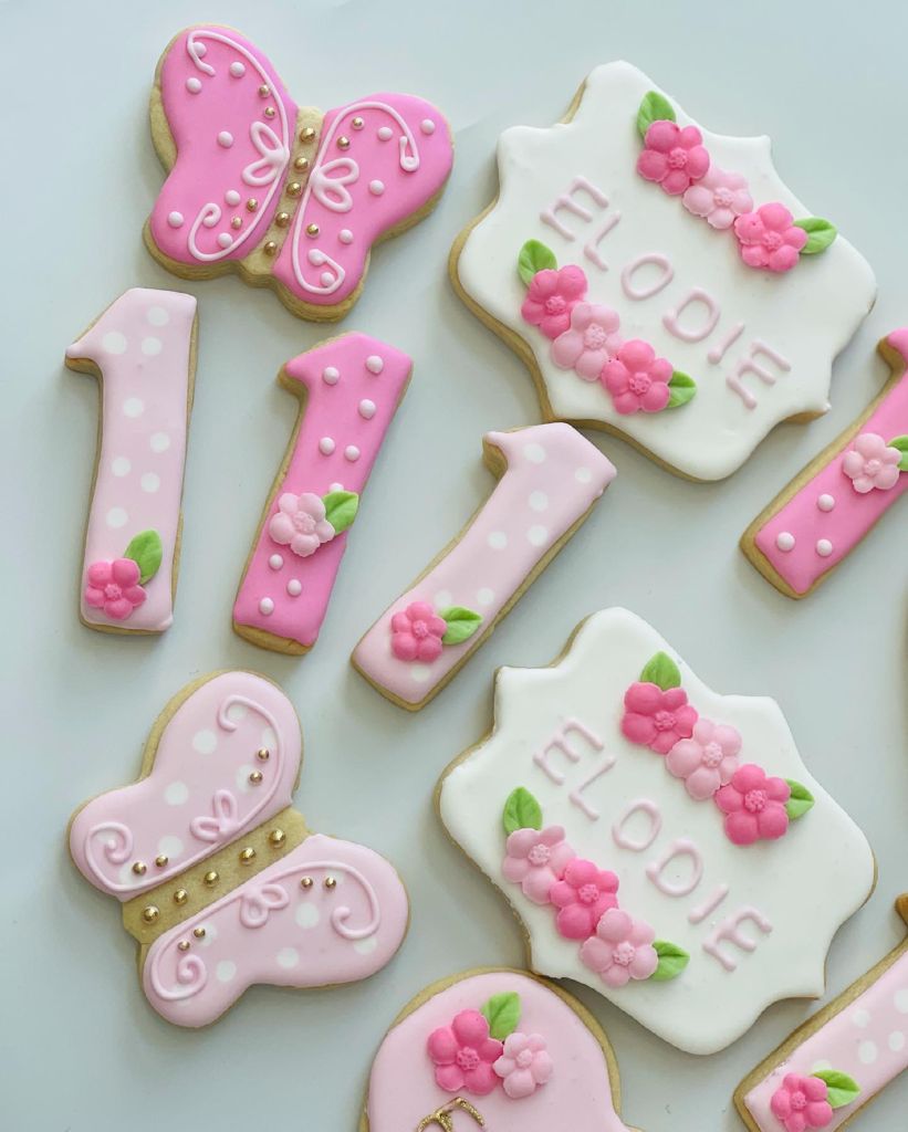 Best 1st Birthday Favors for Girls, 1st Birthday Party Favors, Sweetheart Theme Party Favors, Sweetheart Cookies, 1st Birthday Party Favors