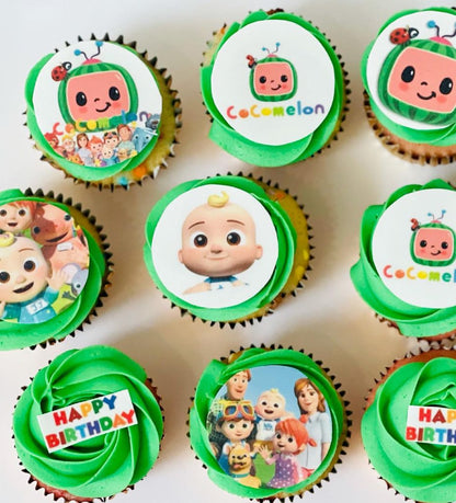Cocomelon Cupcakes
